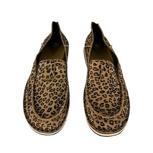Ariat Women's Loafer Leopard Print Cruiser 10B
